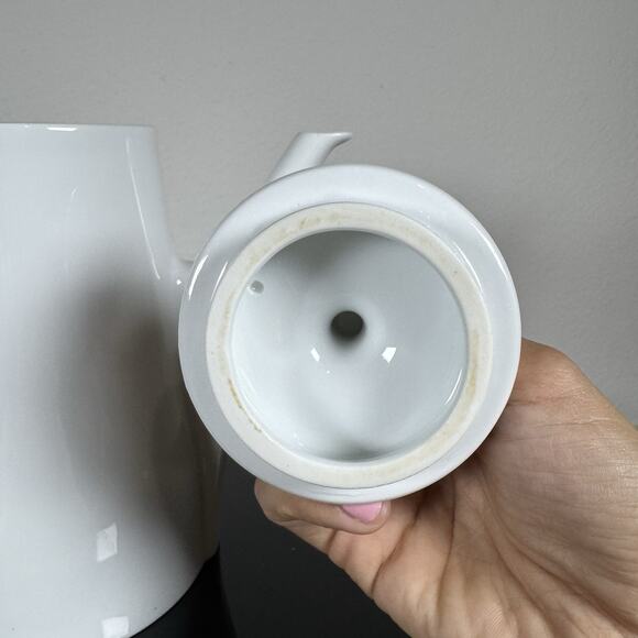 VTG Melitta Germany Porcelain Coffee Pot with Stainless Thermal Insulated Jug - Picture 12 of 16